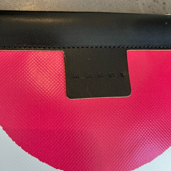 Marni Large Leather Clutch - NWT - Picture 3 of 7